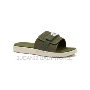 AND1 Men's Athletic Elevated Cushion Sportslide Sandalsolive
