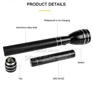 Long Distance CC-70 Tactical LED Rechargeable Flashlight