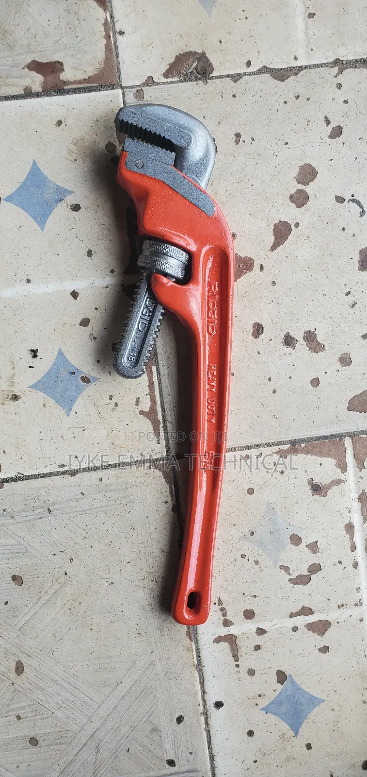 Rigid Offset Pipe Wrench Heavy Duty