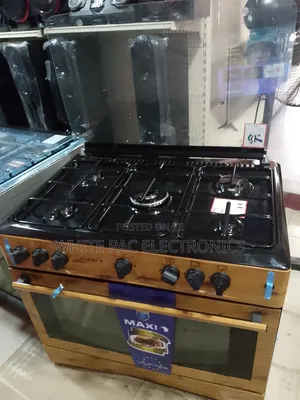 Maxi Standing Cooker 5 Gas Burner Automatic With Oven Grill