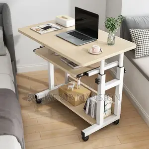 Movable Computer Laptop Table With Drawer