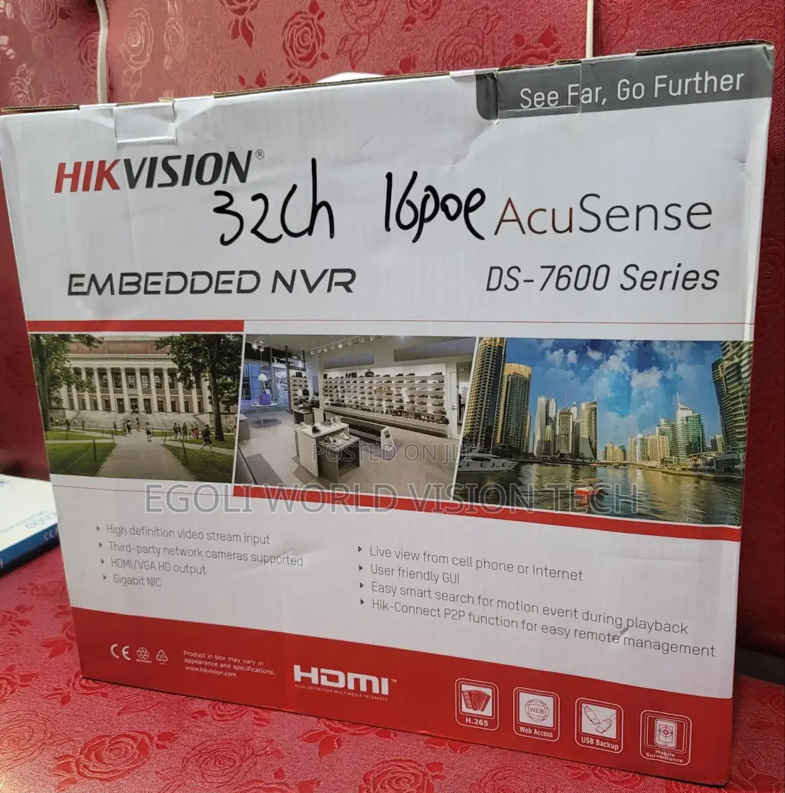 Hikvison Ds 7600 Series 32channels 16 Ports