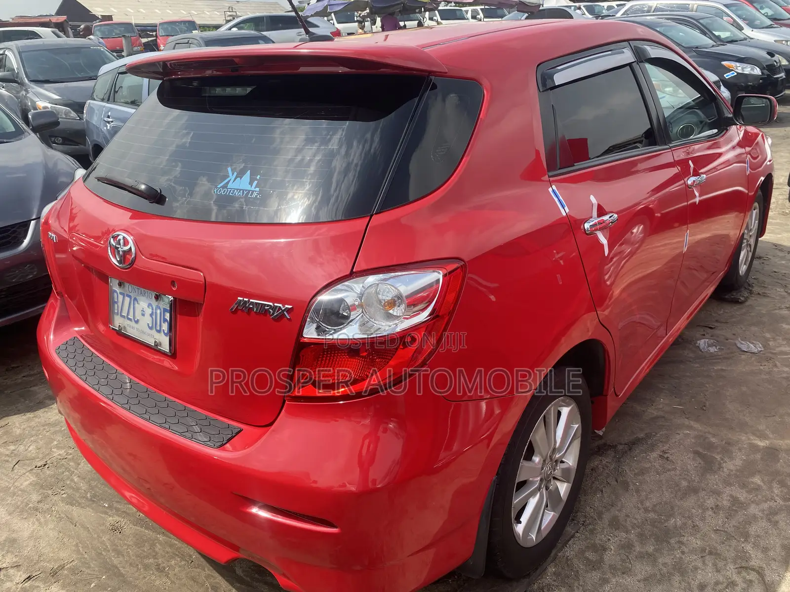 Toyota Matrix 2012 Red