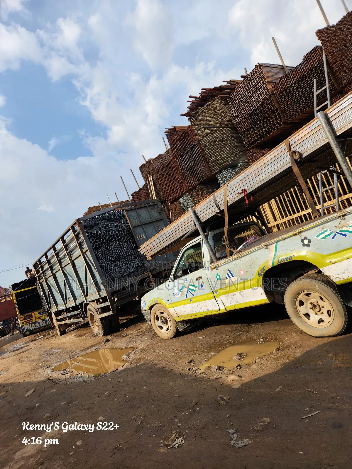 Mile Steel and Galvanized Pipes Available