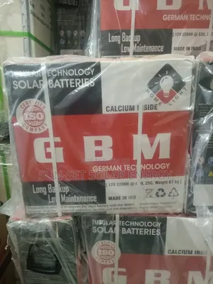 GBM Tubular Battery 220ah12v
