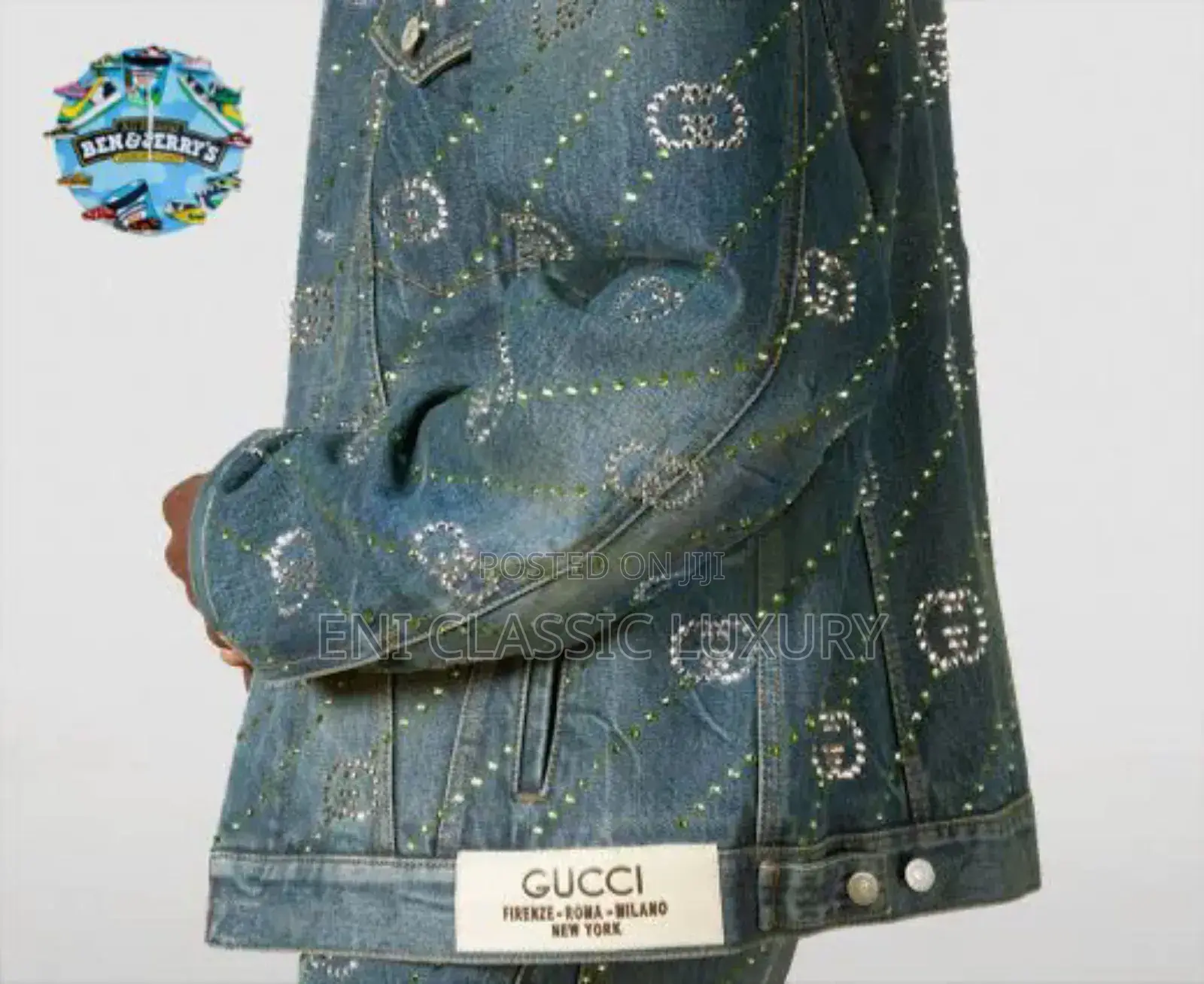 New Trend Luxury Deinm Jacket Gucci Available in Store