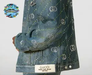 New Trend Luxury Deinm Jacket Gucci Available in Store