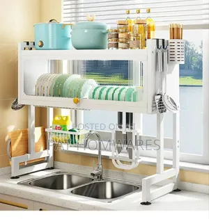 Over the Sink Cabinet Drainer and Plate Rack