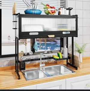 Over the Sink Cabinet Drainer and Plate Rack