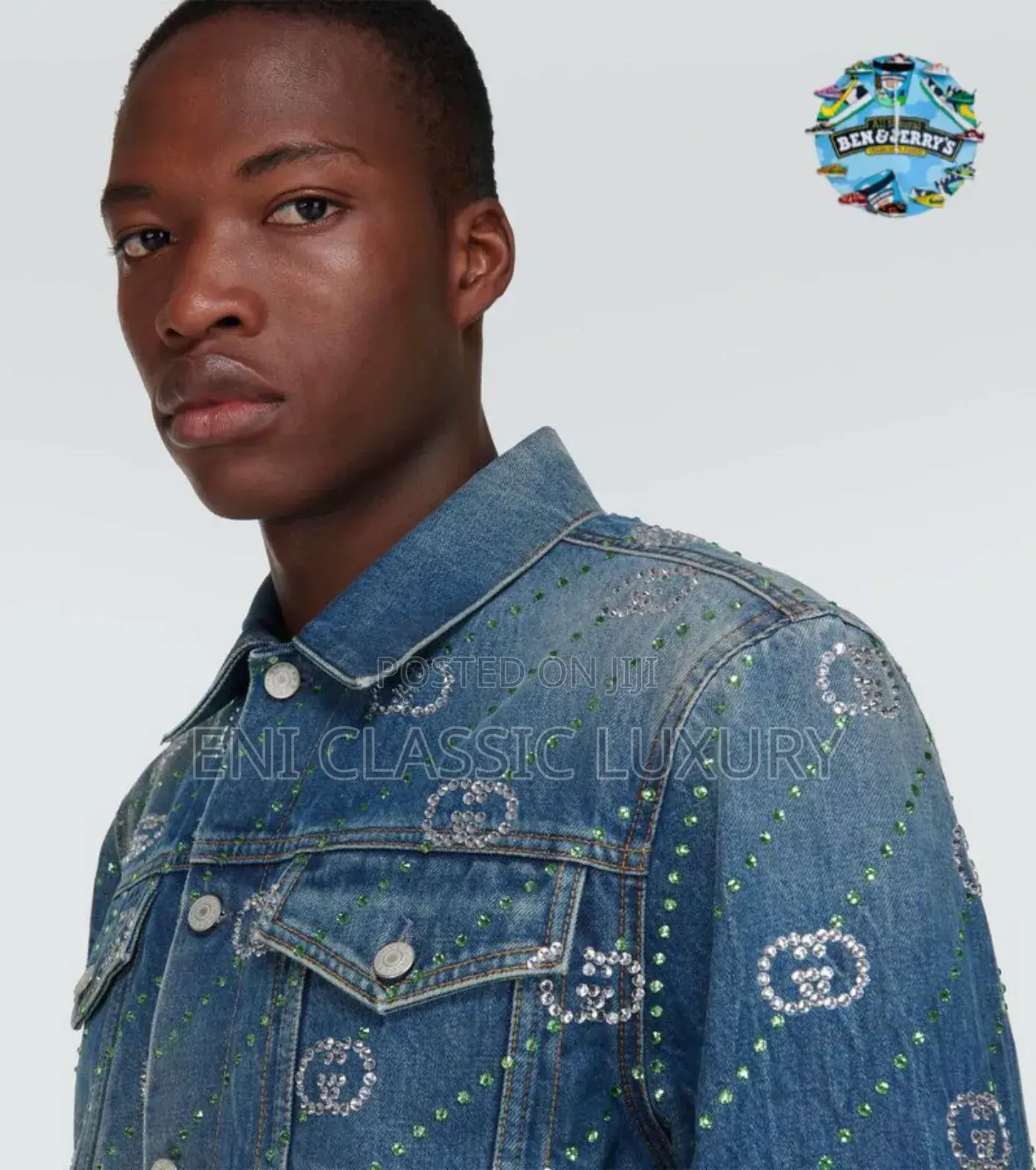 New Trend Luxury Deinm Jacket Gucci Available in Store
