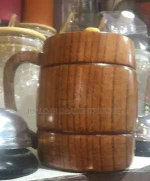 Wooden Cup With Handle
