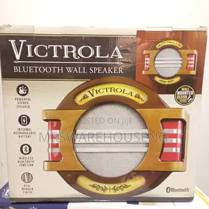 Victrola Wall Mounted Bluetooth Speaker With a/C Adaptor