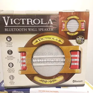 Victrola Wall Mounted Bluetooth Speaker With a/C Adaptor