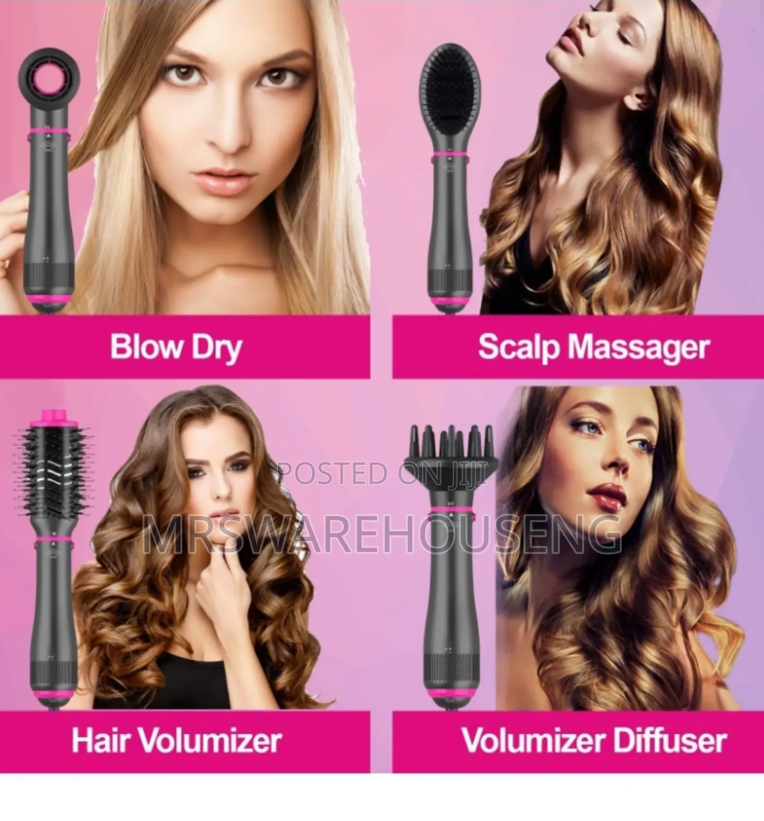 PRO BEAUTY Hair Dryer Brush Set