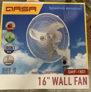 Qasa Wall Fan 16 Inches Iron Blade