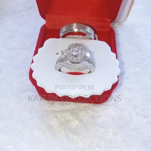 Photo - Sterling Silver and Steel Couple's Ring Set