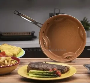 Air Fryer Pan With Glass Lid