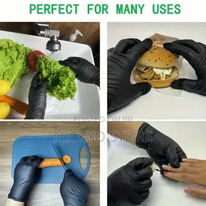 100pcs Examination Powder Free Nitrile Gloves
