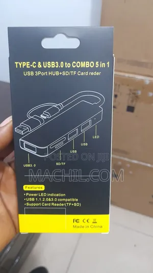 Type-C USB 3.0 With Card Reader Combo 5 in 1