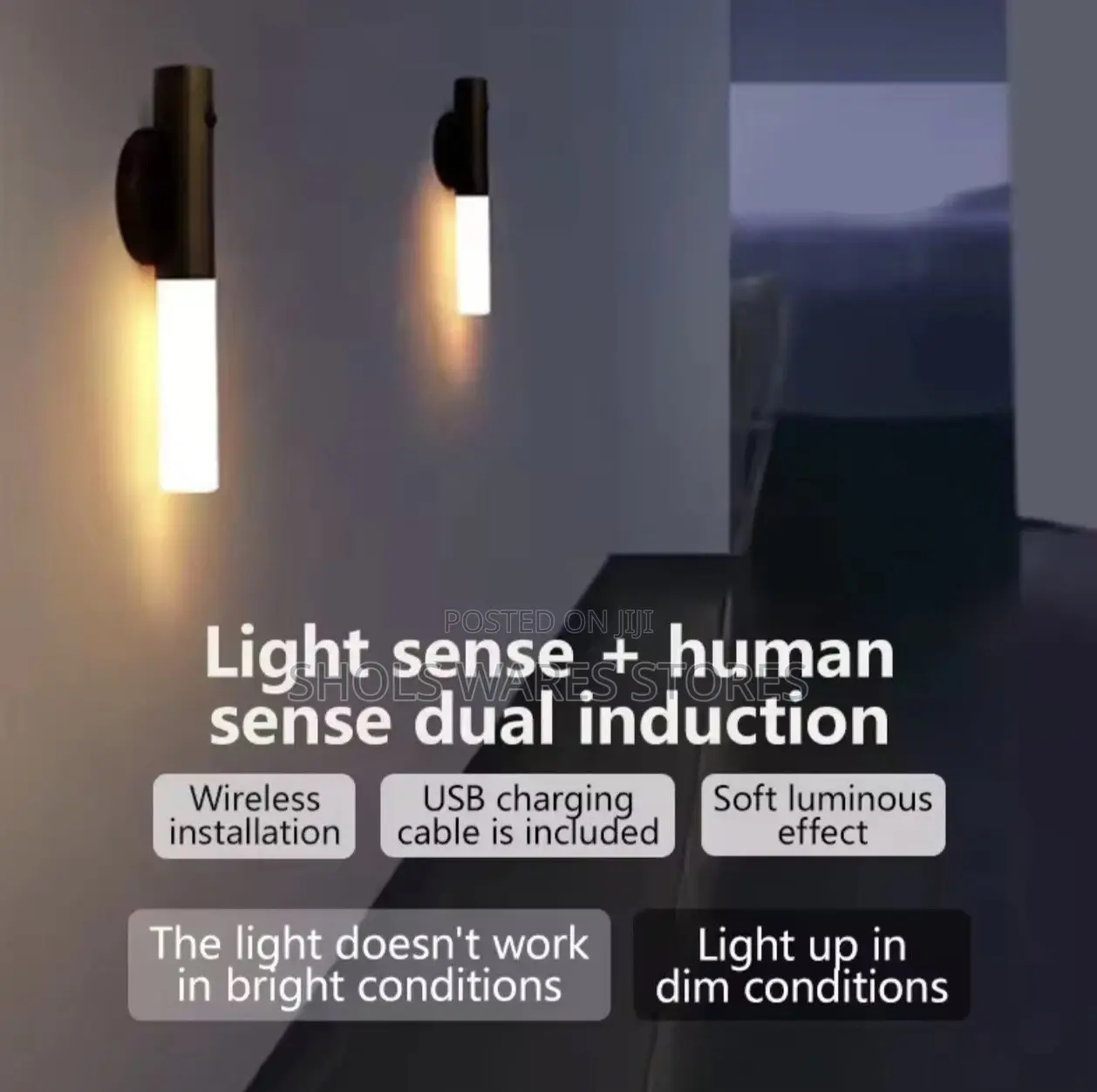 Night USB Rechargeable Corridor And Wall Lighting