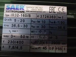 Saer Surface Pump Machine 3hp