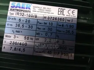 Saer Surface Pump Machine 3hp