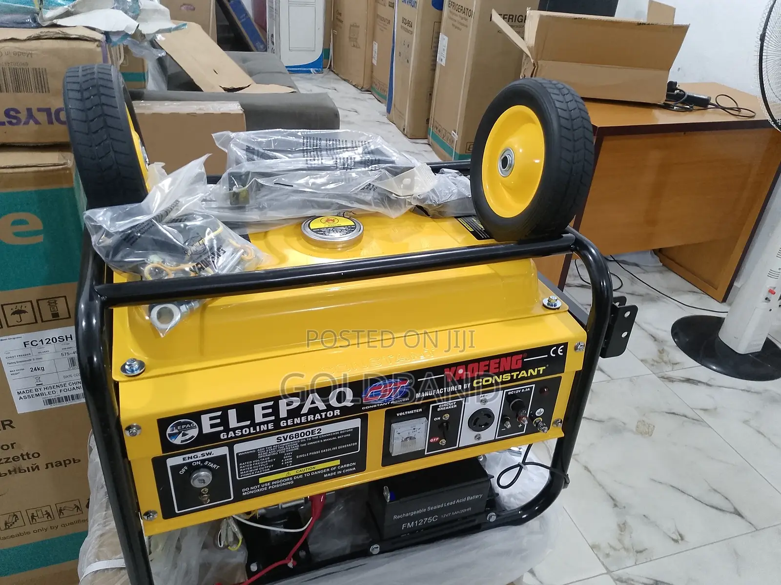 Elepaq Constant 100% Copper Gasoline Generator (Sv6800)
