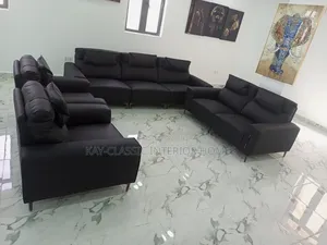Italian Soft Leather Seven Setter's Sofa