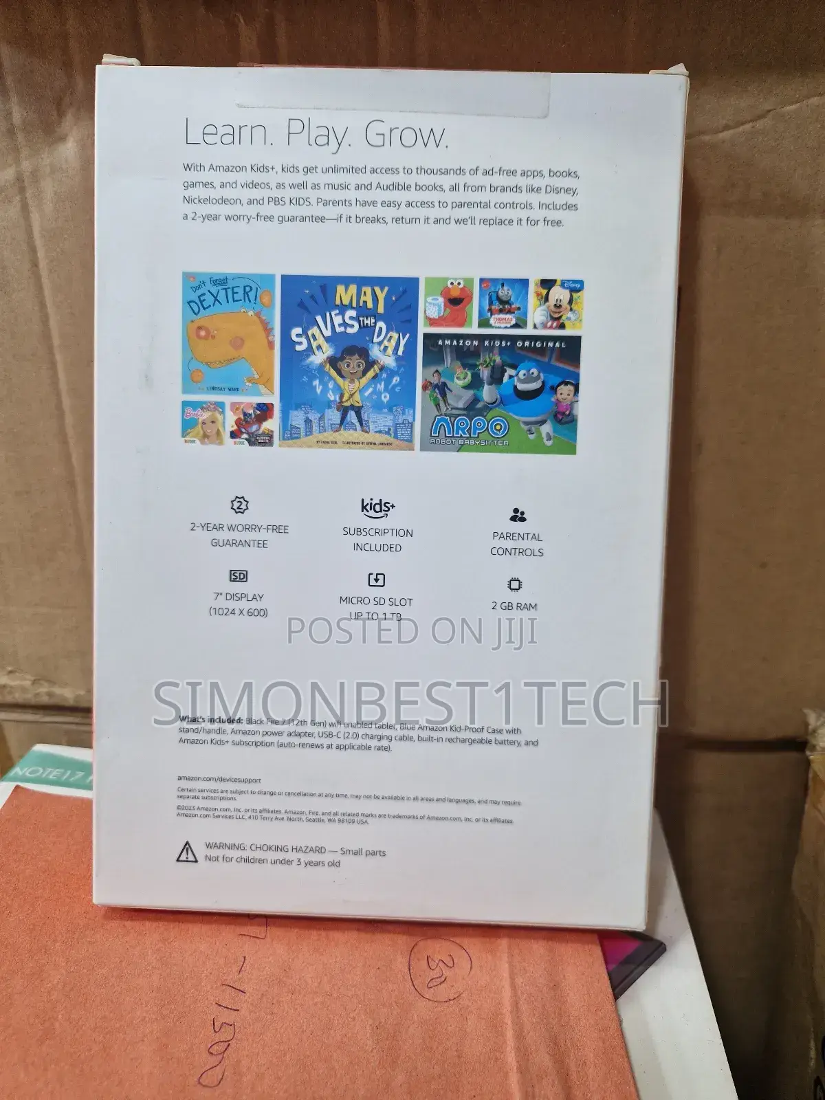 New Amazon Fire 7 Kids Edition 2022 16 GB Blue