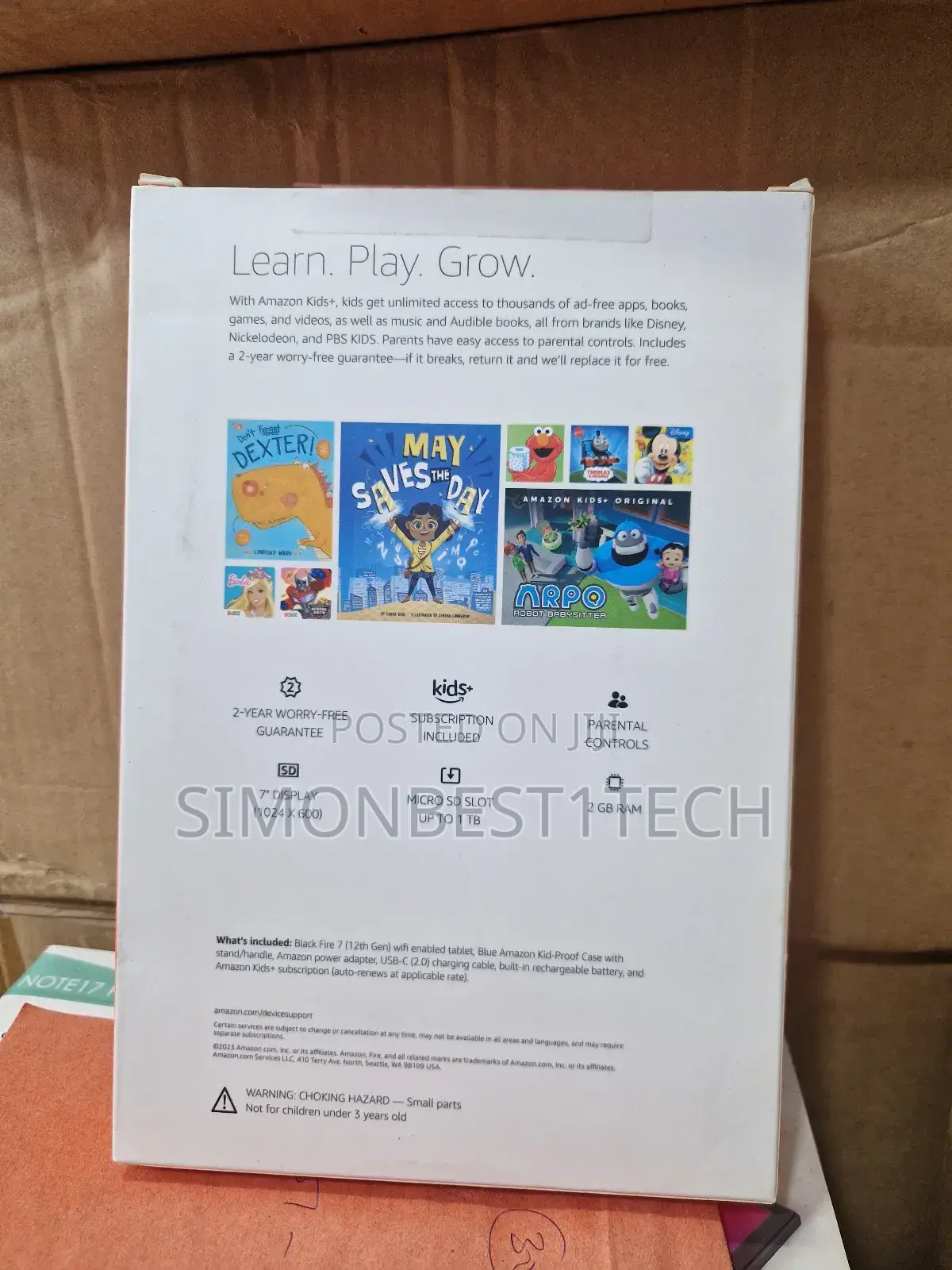 New Amazon Fire 7 Kids Edition 2022 16 GB Blue