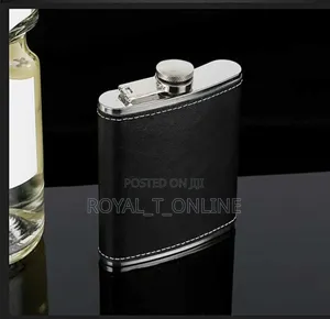 Stainless Steel Leather Hip Flask in Abuja. Whiskey Falsk