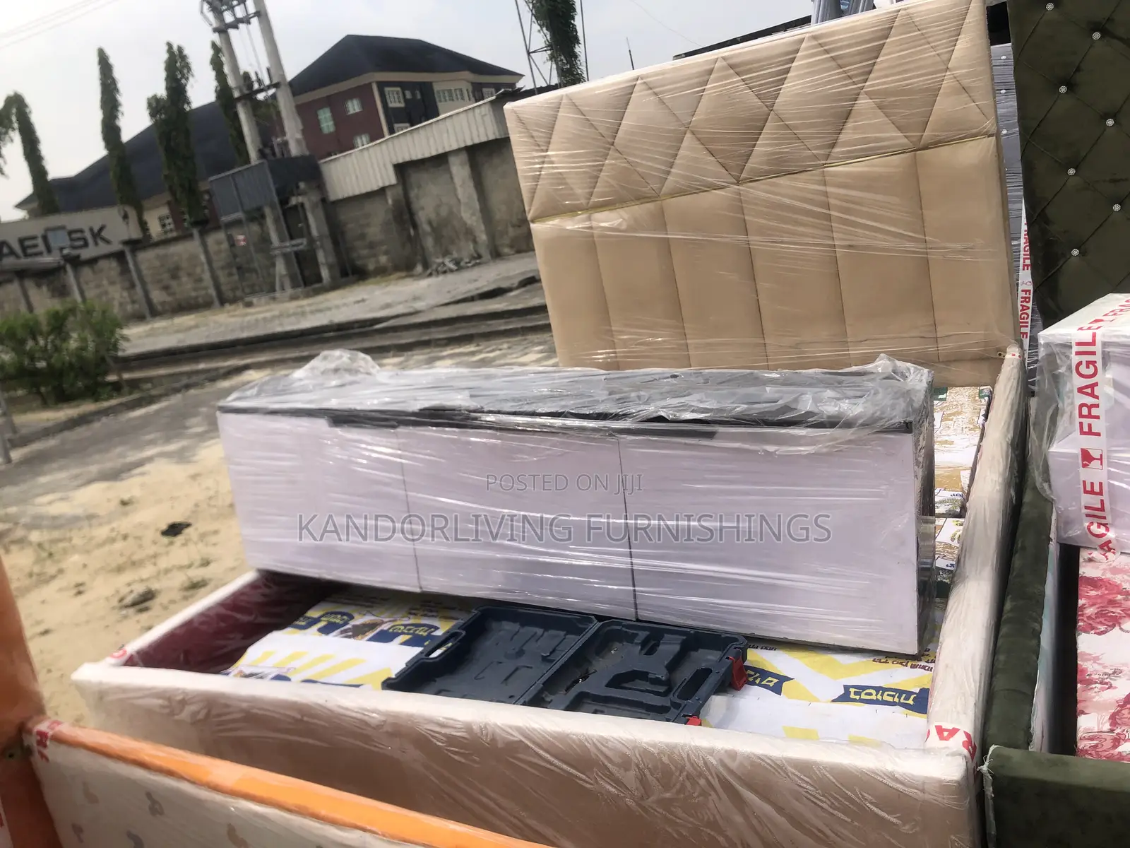 4 and Half by 6 Padded Bed Frame