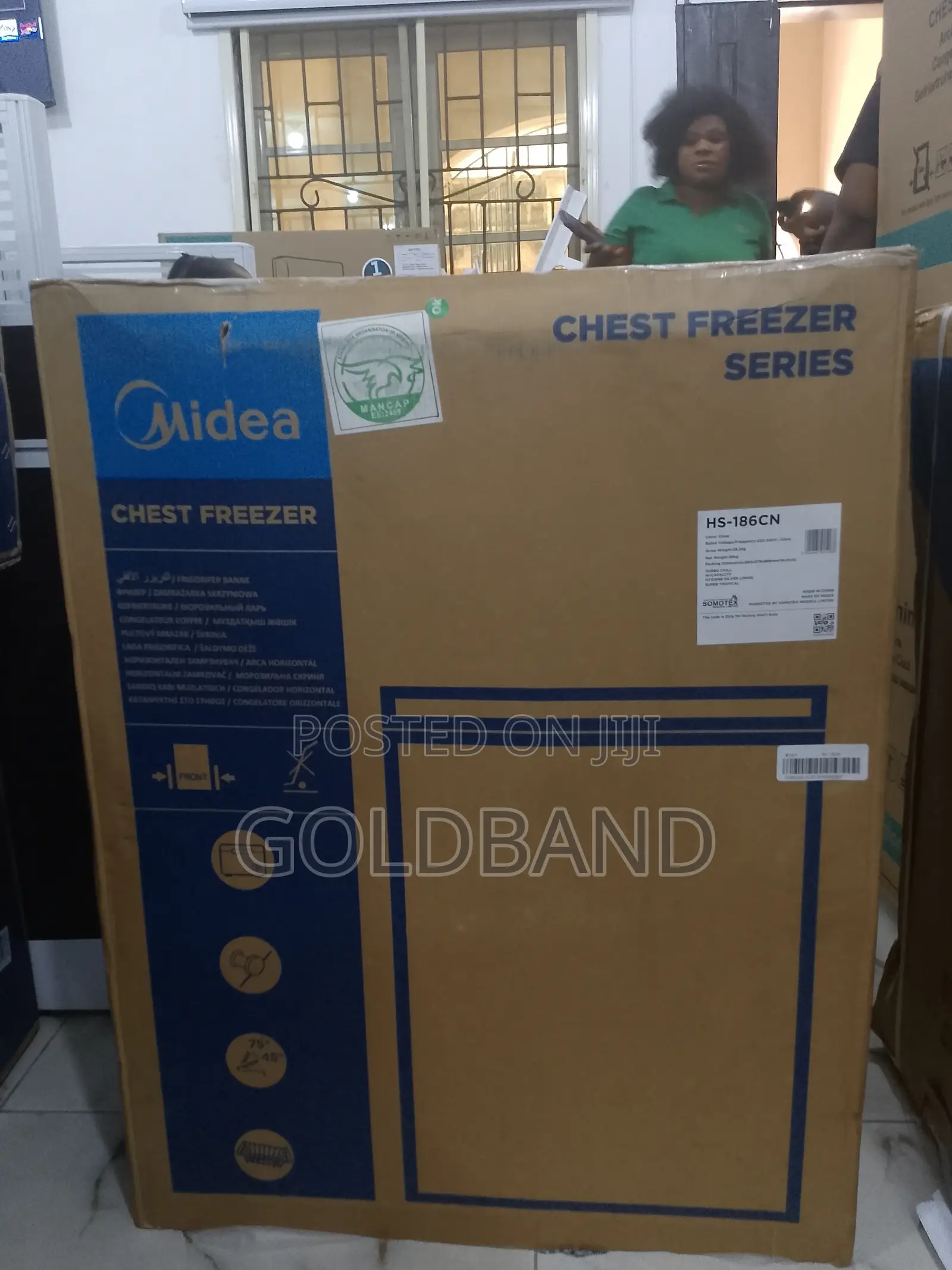 Midea 150L Capacity Chest Freezer (Hs-186cn)