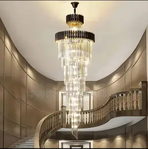 Parlor and Staircase Crystal Chandelier Light