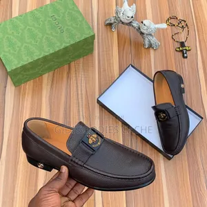 Photo - Top Quality Gucci Loafers Black/Brown/White