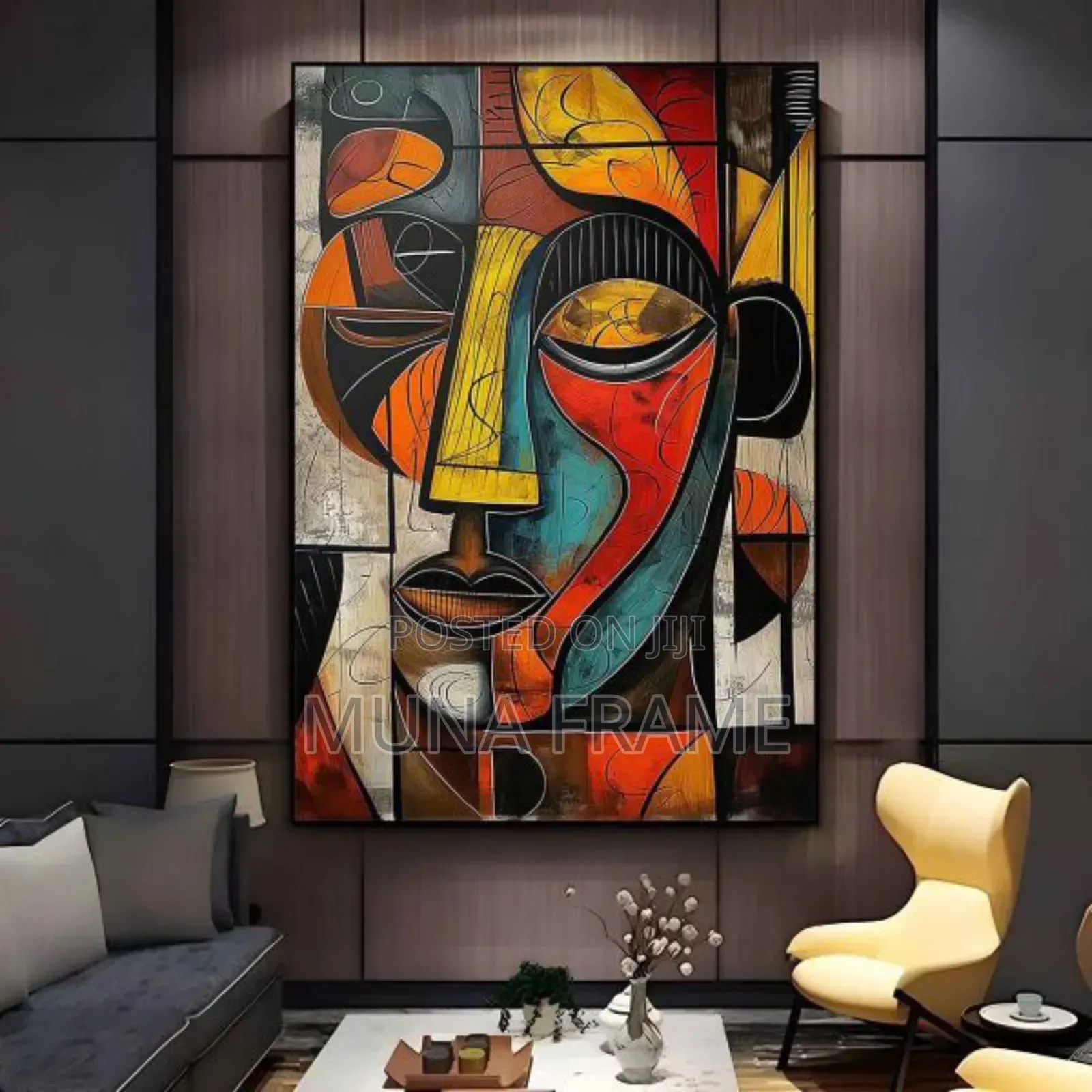 Morden Abstract Art Print on Canvas
