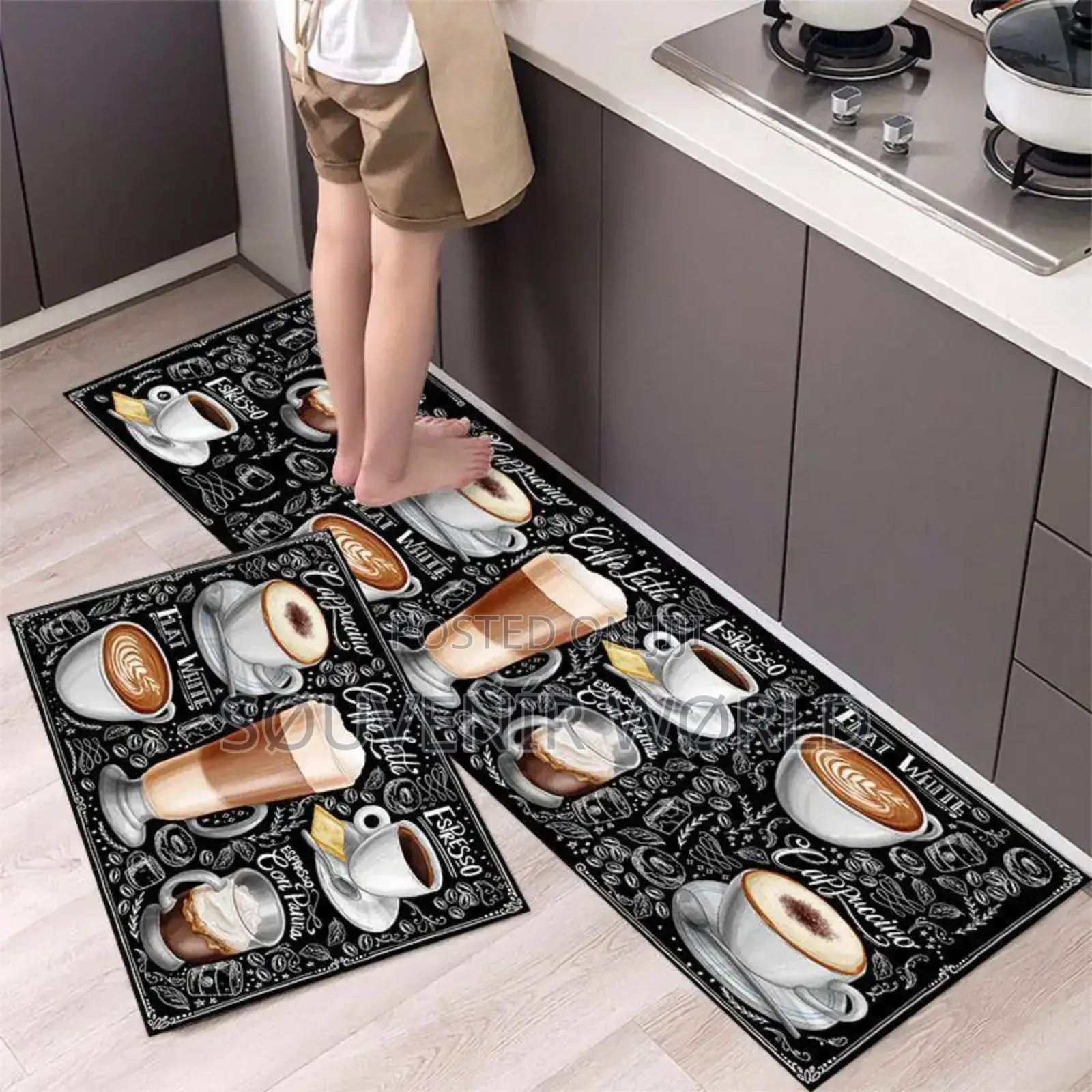 Non Absorbent Kitchen Runner Mat