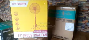 Battery Lasting Qasa 18" Industrial Standing Fan