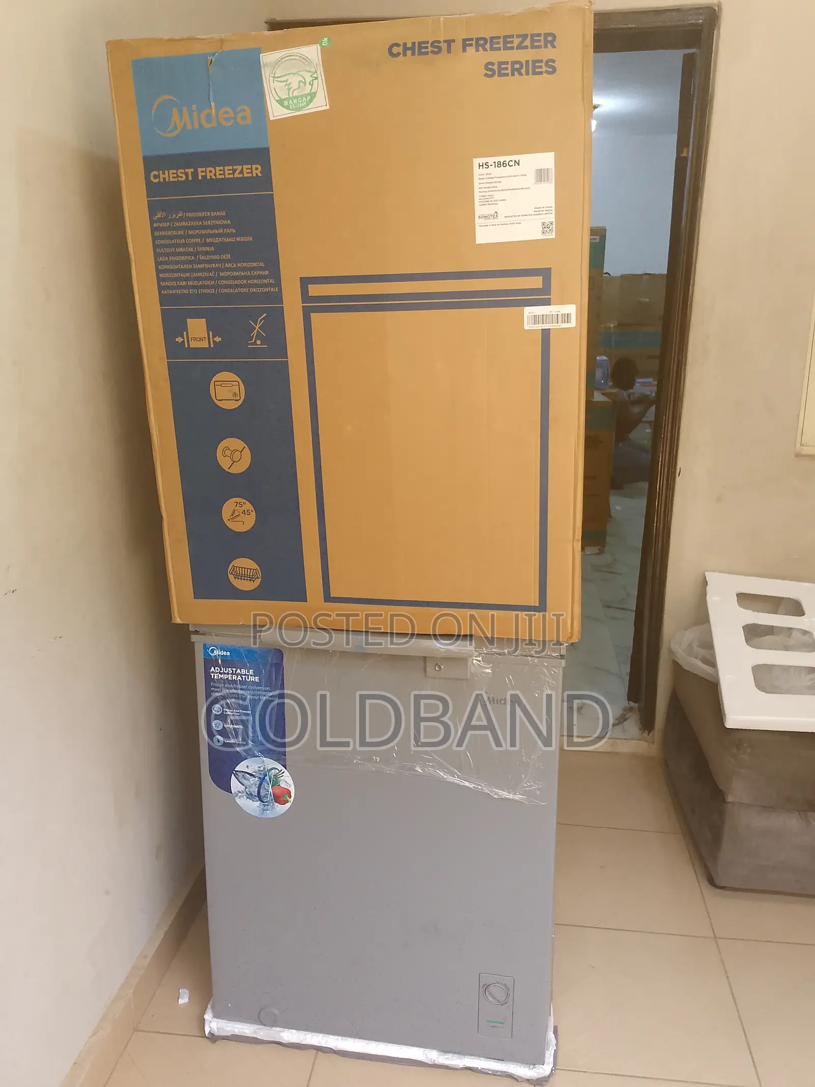 Midea 150L Efficient Chest Freezer (Hs-186cn)