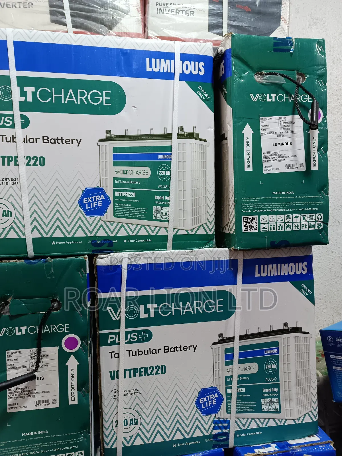 Luminous 220ah Voltage Plus