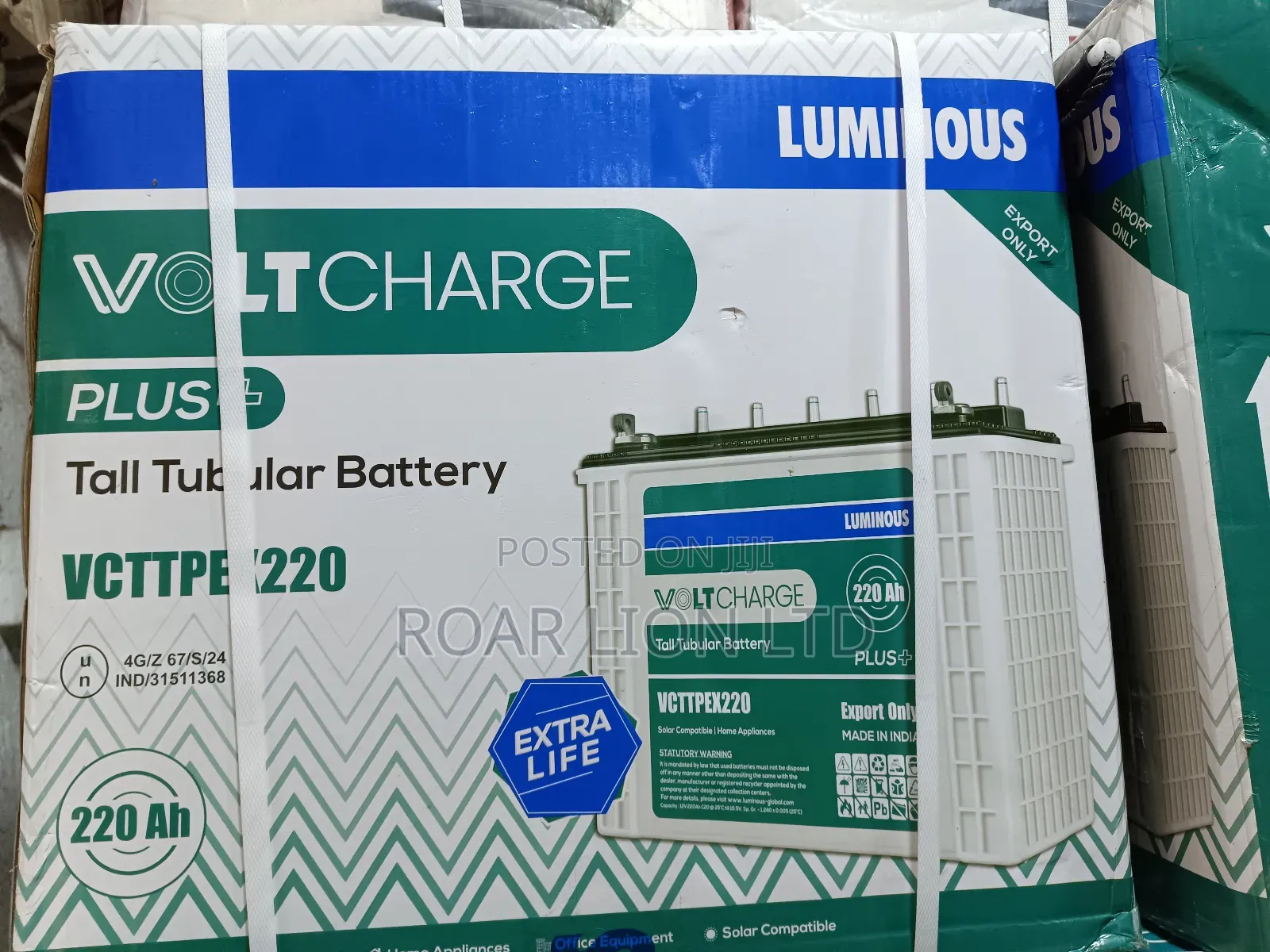 Luminous 220ah Voltage Plus