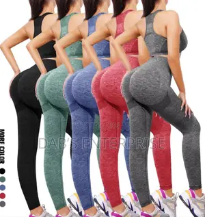 Gym Yoga Set Women Sport Bra Pants Workout Fitnes