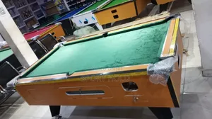 Coin Snooker With Wood Top