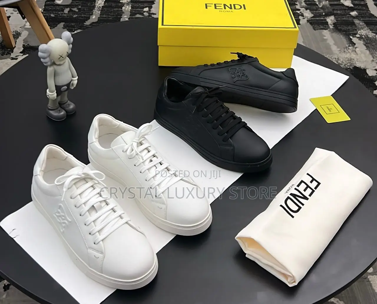 Fendi Quality Luxury Men White Sneakers