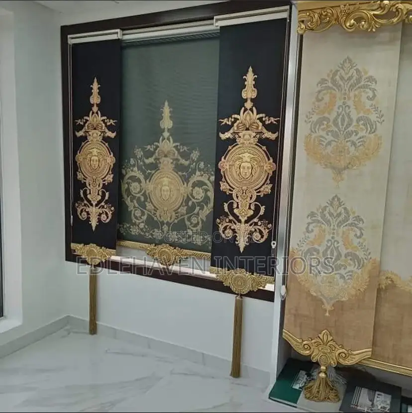 Black Window Blind