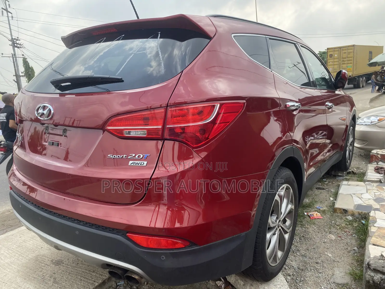 Hyundai Santa Fe 2014 Red