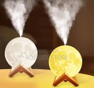 Humidifier Aromatizer Luminaire Lampshade Full Moon 3d Lamp