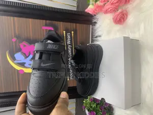 Boys Black Sneakers