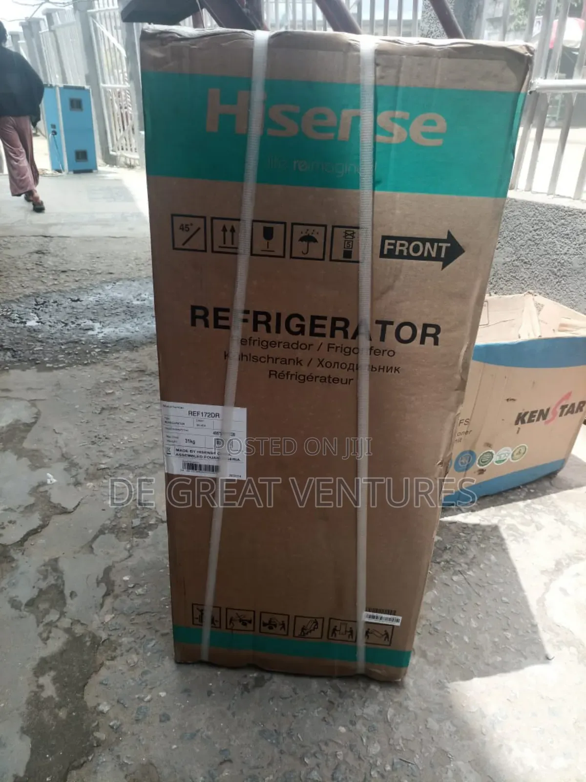 Brand New Hisense(Ref172dr)130L Double Door Refrigerator✓
