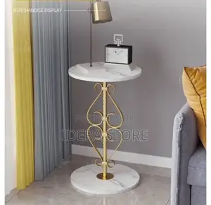 White Nordic Console Side Table and Coffee